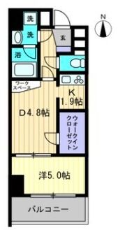 リアライズ瓦町の間取り