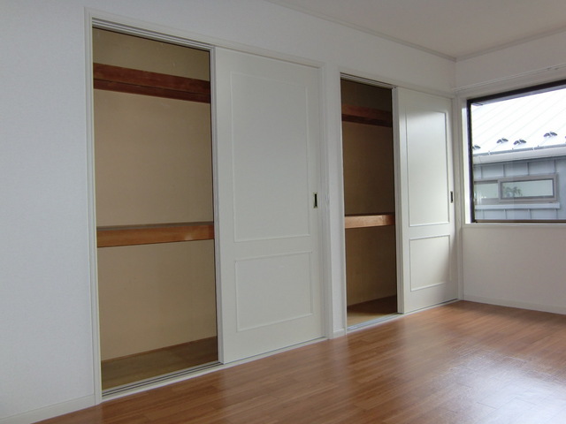 収納　大容量の収納ある洋室８帖