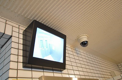 セキュリティ　防犯カメラ（モニター）