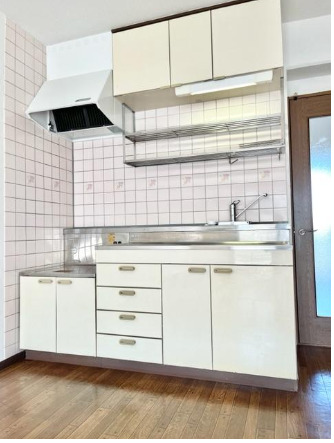 キッチン　お好きなガスコンロを設置いいただけます。