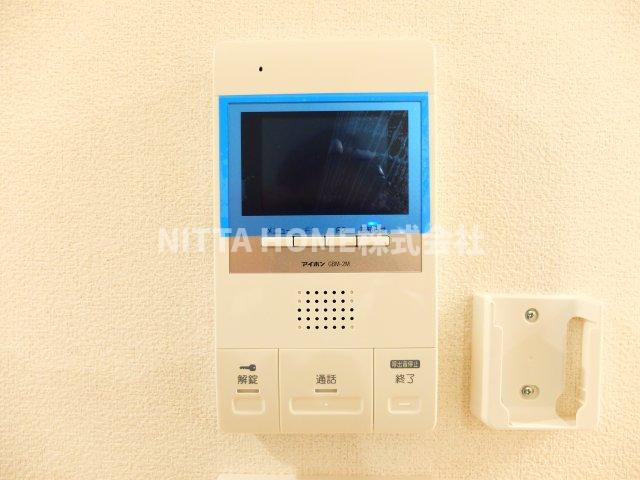 セキュリティ　モニタ付きインターホンを完備◎