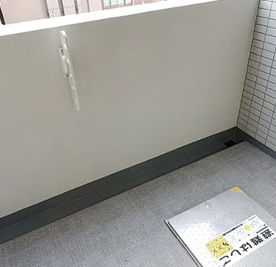 バルコニー　広々としたバルコニーです