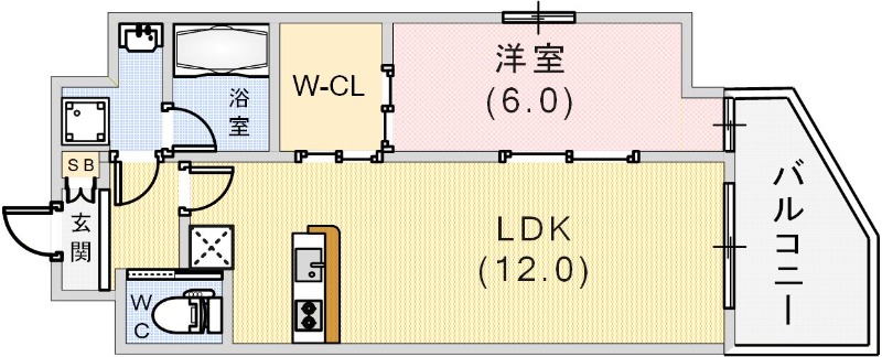 プレジオ神戸WESTの間取り写真