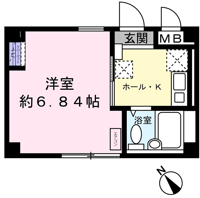 福栄ビルの間取り写真
