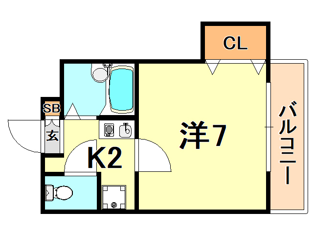 灘南ビルの間取り写真