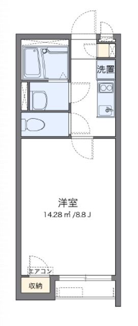 クレイノコンフォーティア末広の間取り写真