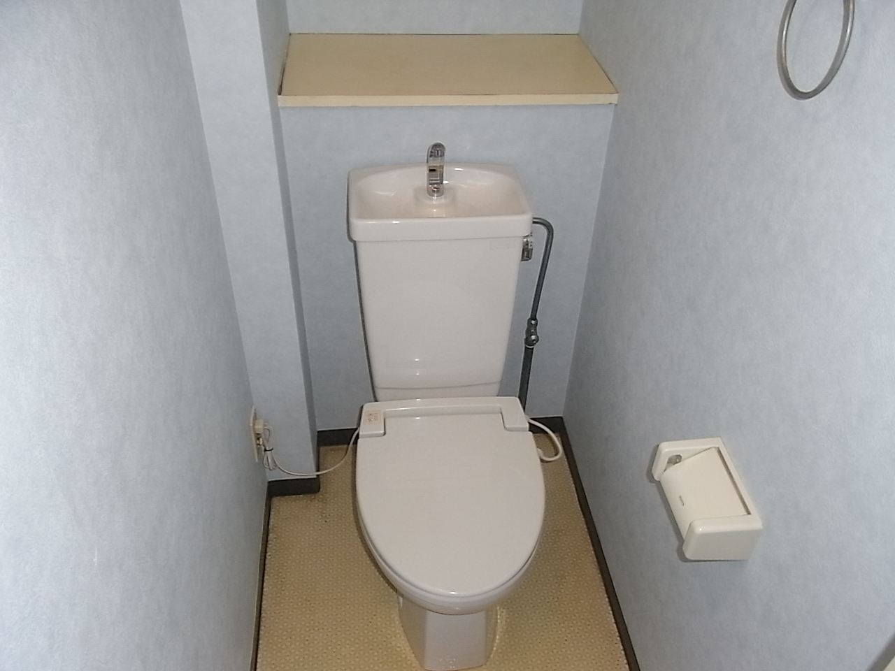 東武東上線 若葉駅 徒歩18分 4階建 築36年のトイレ写真