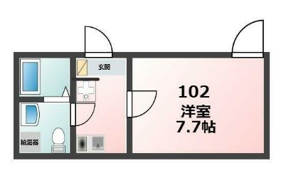 ＪＲ山手線 西日暮里駅 徒歩8分 4階建 築3年の間取り写真