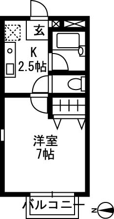 メゾン町田の間取り