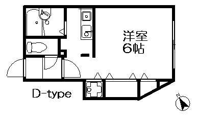 モデュロール武蔵野中町の間取り