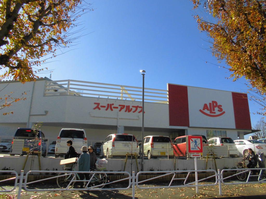 スーパー　スーパーアルプス散田店（スーパー）まで566m
