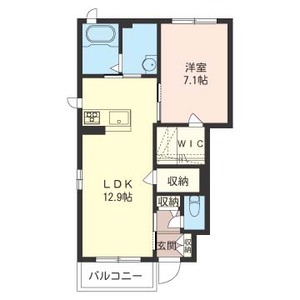シャルメゾン Aの間取り写真