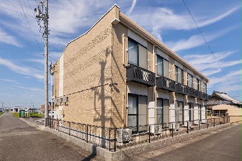 建物外観　WI－FI光インターネット環境完備。カードキー採用。