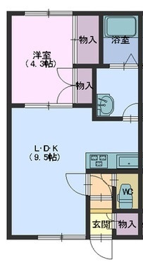 グリーンパーク森の間取り