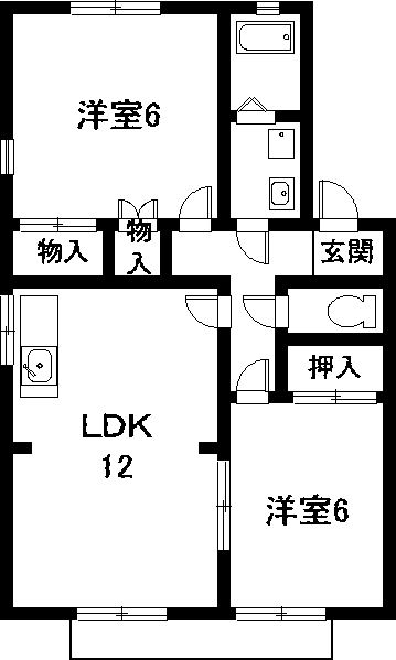 ソシア拾石の間取り