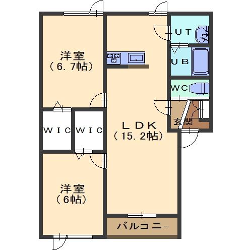 アプシノンIIの間取り