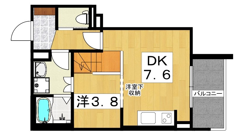 キャルムコート交野2番館の間取り