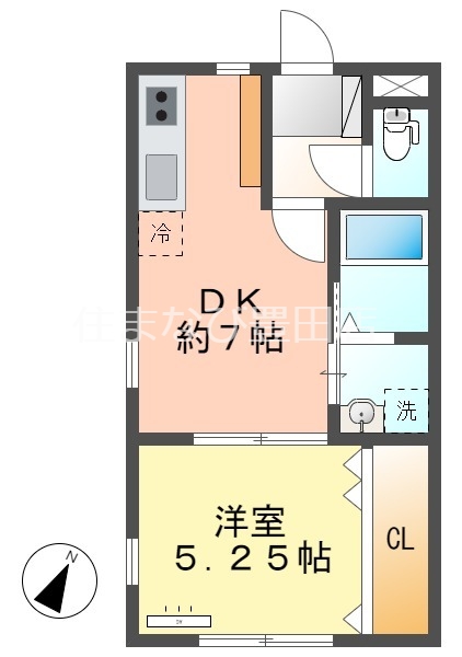 グッディ山之手の間取り