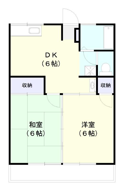 コスモ蓮沼の間取り