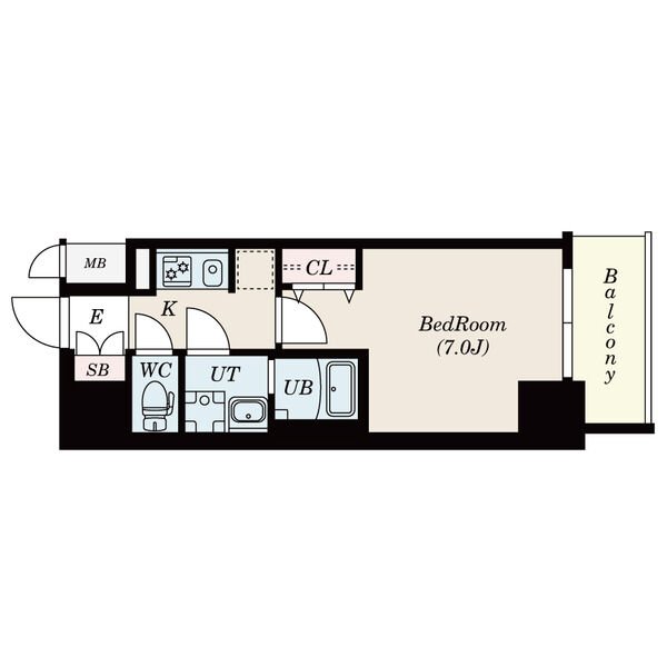 【S-RESIDENCE鶴舞駅前の間取り】