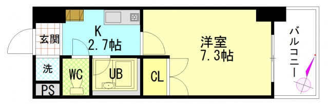 シャンテ中垣の間取り