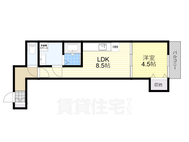 クレアール芝辻町の間取り