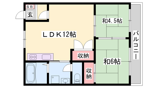 ニューヴィレッジ21の間取り