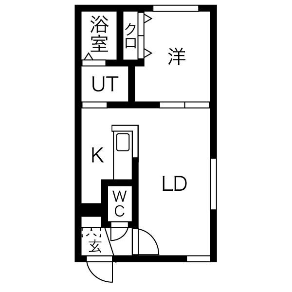 speranza KITAMARUYAMAの間取り