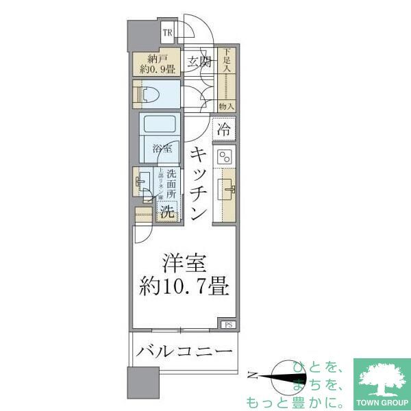 【ＢｒｉｌｌｉａＴｏｗｅｒｓ目黒ノースレジデンスの間取り】