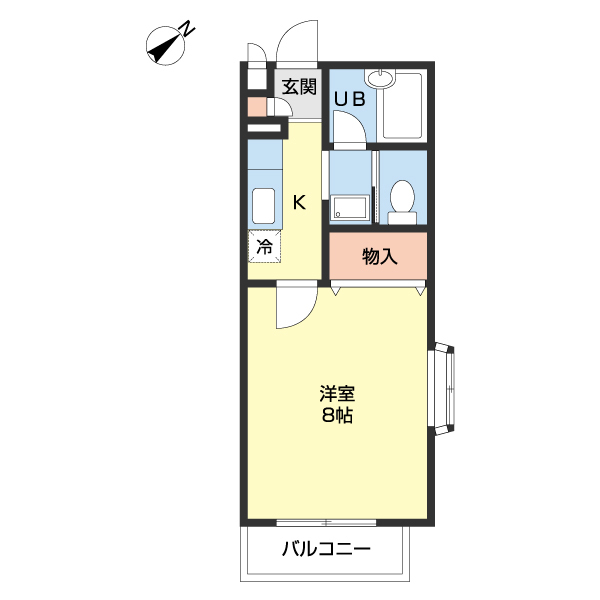 ドミール宮崎の間取り