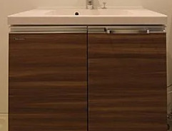 洗面設備　※別部屋の参考写真です。