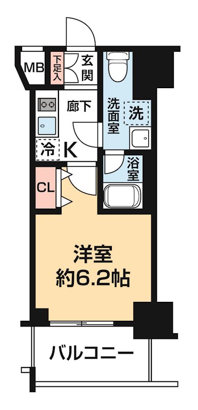 ガレリアレジデンス石川町の間取り