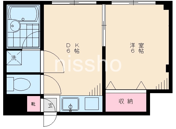 ベルメゾンの間取り