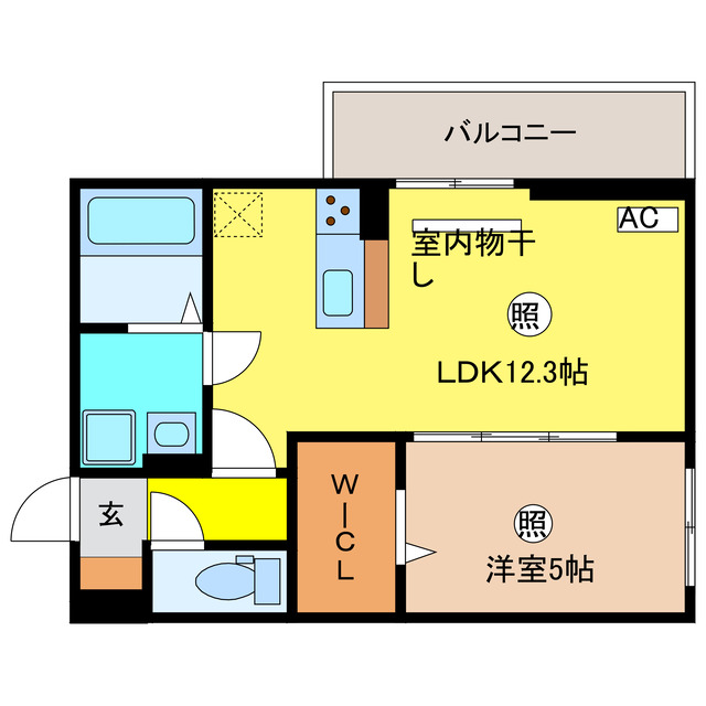 collina一里山の間取り