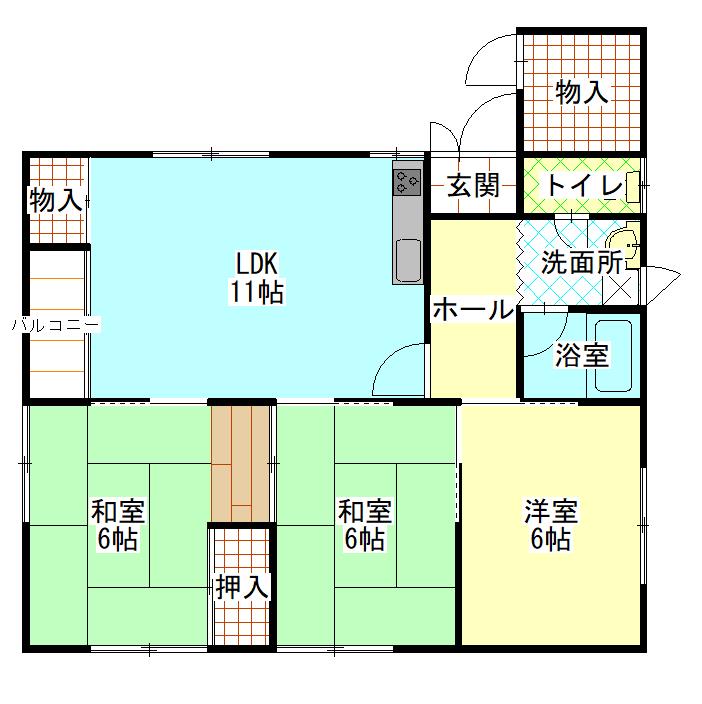 モアプレシャスの間取り