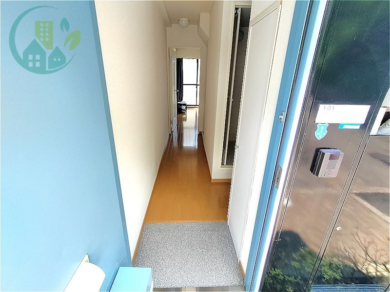 玄関　レオパレス長峰ヴィラ（家具・家電付、仲介手数料不要）