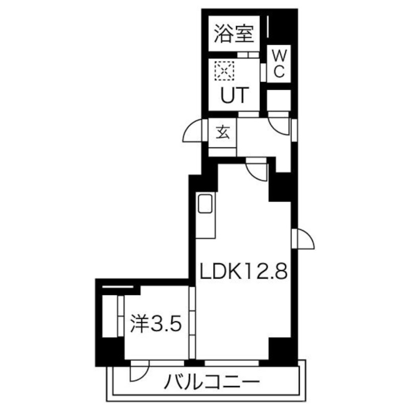 Alpha PH 南平岸の間取り