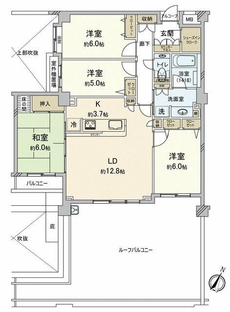 クレストフォルム新百合ヶ丘サウスヒルの間取り