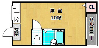 シャンテー天の川の間取り