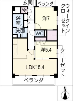 エスペランサ　カーサの間取り