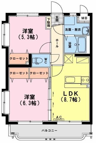 ユーミーブライトの間取り