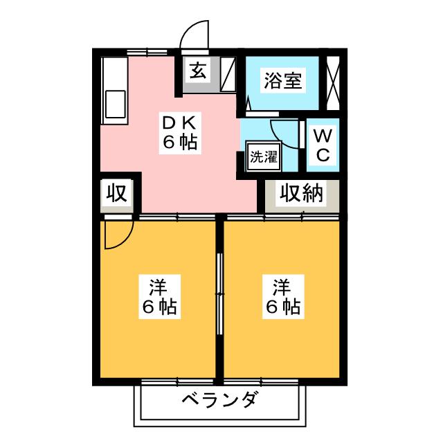 シティハイツ野田の間取り