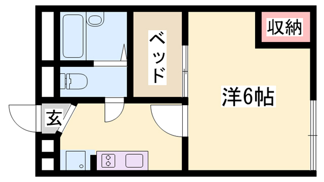 レオパレスサニーハイツの間取り