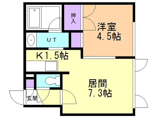 サムシングベル南郷の間取り