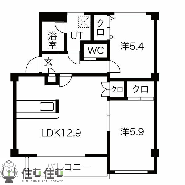 リーベン・ガナールの間取り