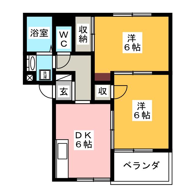 パークサイド　IIの間取り