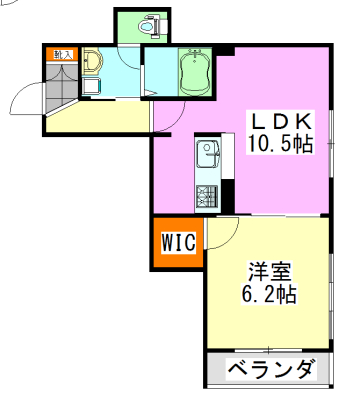サンライズ船橋884の間取り