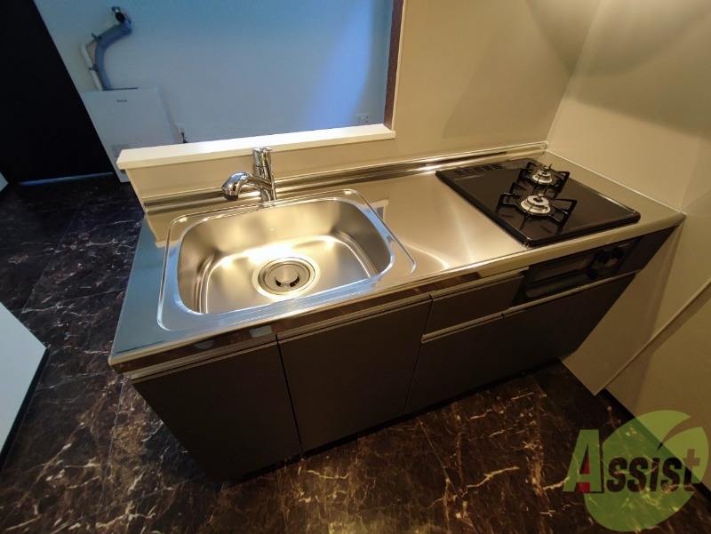 キッチン　システムキッチンなので、すぐお料理に使えます！