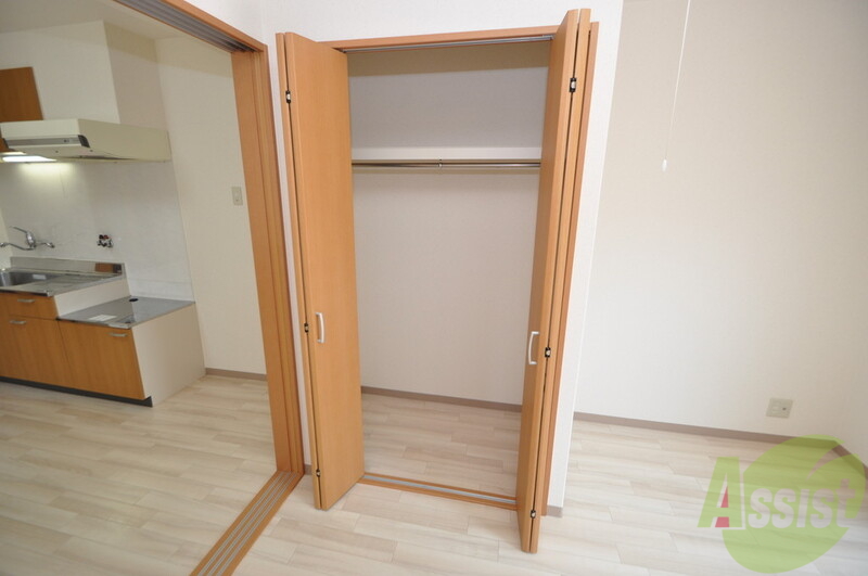 収納　もちろん収納スペースも確保。お部屋がスッキリ片付きますね。