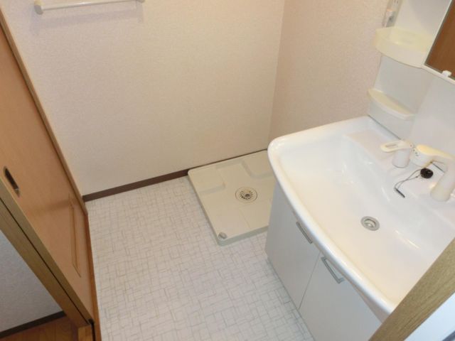 洗面設備　洗面・脱衣所の眺め。